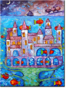 Obraz ręcznie malowany 4 olejny obraz