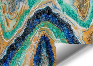 Tryptyk z żywicy z kolorowymi kamyczkami w stylu GEODE 13 Tryptyk z żywicy z kolorowymi kamyczkami w stylu GEODE 15