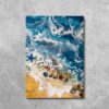 Obraz geode art z motywem morza 2 Obraz resin sea - Motyw morski