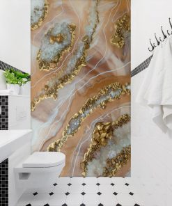 Abstrakcyjna fototapeta w stylu resin art