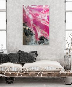 Obraz z motywem różowego morza