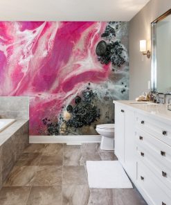 Fototapeta - Czarne kamienie na plaży