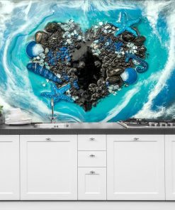 Fototapeta - Serce z muszelek