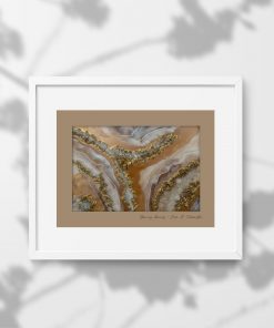 Plakat z abstrakcyjnym wzorem - GEODE