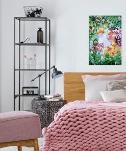 Obraz z dziewczyną - portret