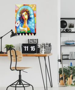 Wydruk obrazu z listem i serduszkiem