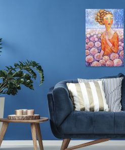 Wydruk obrazu z motywem roślinnym