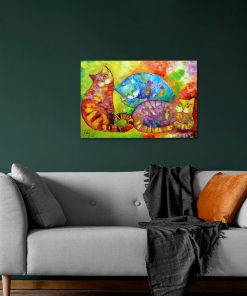 Kopia obrazu Anny Wach ze zwierzętami