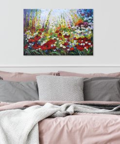 Replika obrazu Anny Wach z kwiatami