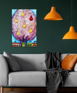 Reprodukcja obrazu z gruszkami