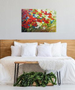 Wydruk obrazu z motywem chabrów