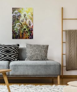 Obraz z łąką do dekoracji poczekalni