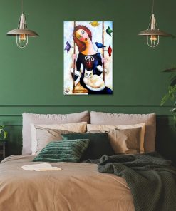 Reprodukcja obrazu z motywem ludzi