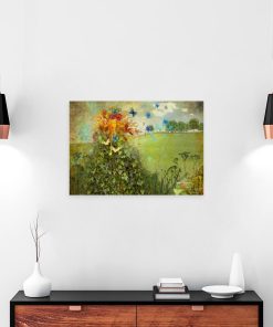 Obraz z kobietą z bluszczu